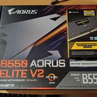 Gigabyte B550 AorusEliteV2 + 2x16 DDR4-3600Mhz
