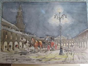 Antonello Zecca, acquarello