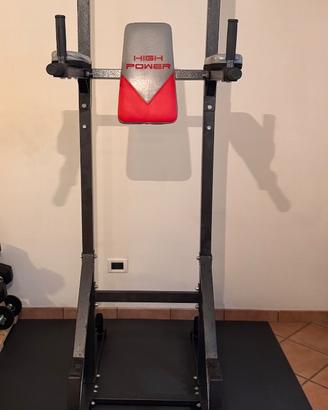 Sbarra multifunzione, trazioni e dip palestra