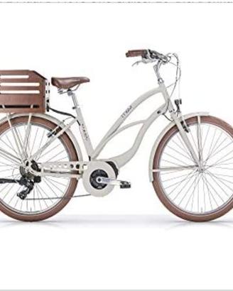 city bike elettrica Maui donna color sabbia