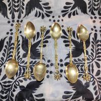 💎 Set 6 cucchiai da caffè d'epoca vintage 💎