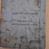 libretto storico  lambretta ragusa