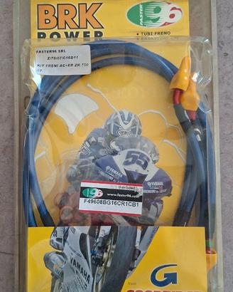 Kit Tubi freno in treccia Kawasaki Z750 ant+post
