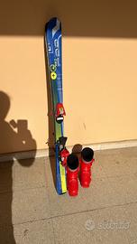 Sci Quechua MRZ 100 e scarponi taglia 36