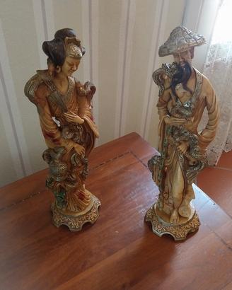 Due statue cinesi