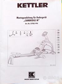 Vogatore per fitness KETTLER "CAMBRIDGE M"
