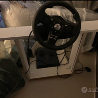 volante e pedaliera logithec con supporto homemade