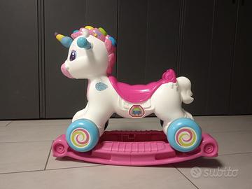 Cavallino a dondolo e a ruote 2 in 1 educativo