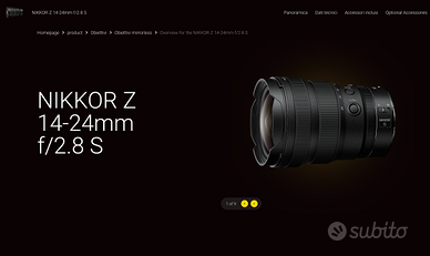 Nikon z 14-24 mm f/2.8