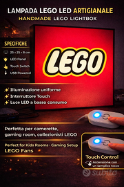 Lampada LEGO Artigianale LED USB | Luce Decorativa