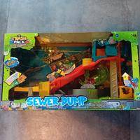 trash packs sewer dump, la discarica dei patumeros