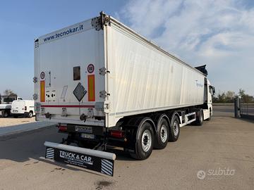 Semirimorchio vasca tecnokar 55 mc alluminio con b