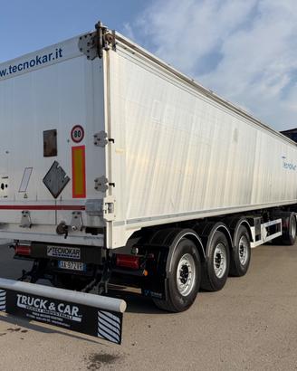 Semirimorchio vasca tecnokar 55 mc alluminio con b