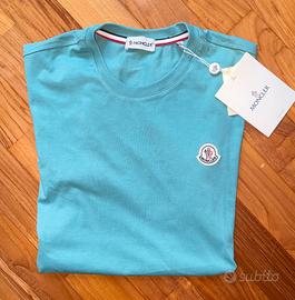Moncler T-shirt in cotone con patch logo