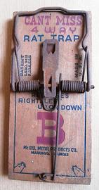 Trappole per topi antiche