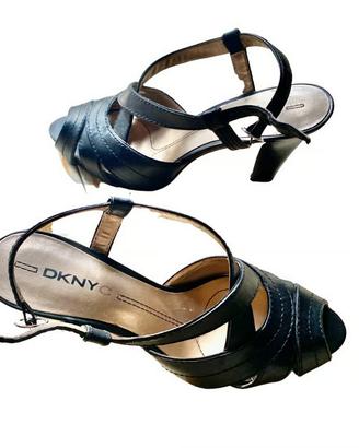 Sandali DKNY neri tacco