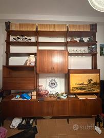 Libreria modulare in teak