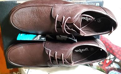 STRINGATA MARRONE UOMO,  NUOVA, MIS. 42