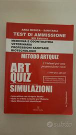 libro Art Quiz Simulazioni 