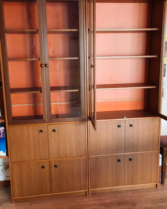 2 armadi/libreria per soggiorno/cucina