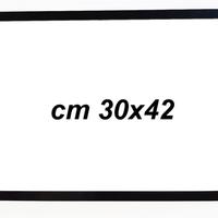 Cornice in legno nera opaca cm. 1,5 Misura 30x42