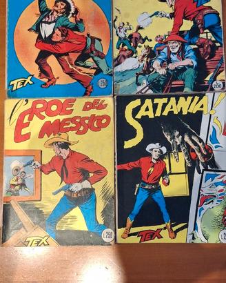Lotto fumetti Tex Willer vintage in blocco
