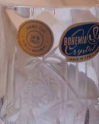 Grande vaso cristallo di Boemia