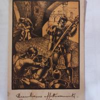 Cartolina d'epoca anni '30- propaganda fascista