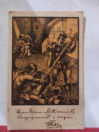 Cartolina d'epoca anni '30- propaganda fascista