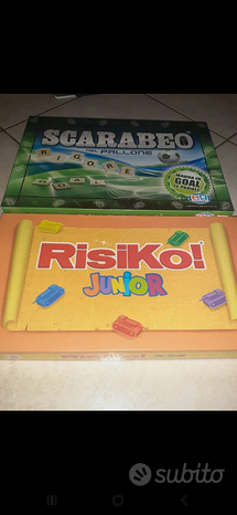 Giochi da tavolo scarabeo e risiko