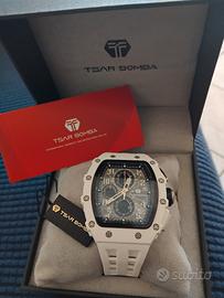 orologio TSAR BOMBA Elementar white TB8204B-1