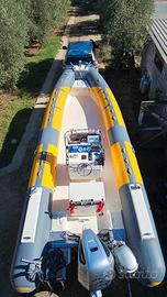 Gommone bwa 740 diving gite famiglia pesca