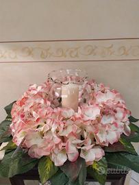 Ghirlanda centro tavola in stile shabby 