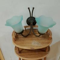 set applique vintage in ferro battuto 