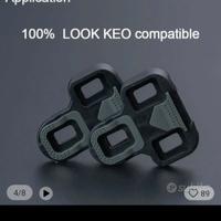 tacchetti look per scarpe da bici da strada nuovi 