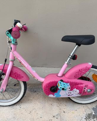 Bici bambina Decathlon unicorno