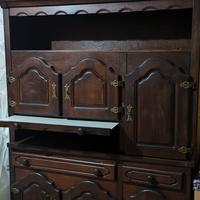 Elegante Credenza Rustica in Legno Massello 