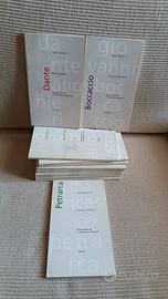 Lotto libri Poeti Italiani, l'unità dante Petrarca