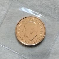 STERLINA IN ORO RE CARLO III ANNO 2022 FDC