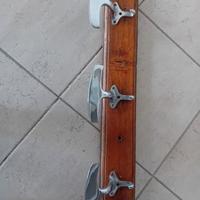 2 appendiabiti in legno vintage