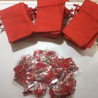 set 29 bomboniere con tocco e sacchetto laurea