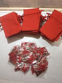 set 29 bomboniere con tocco e sacchetto laurea