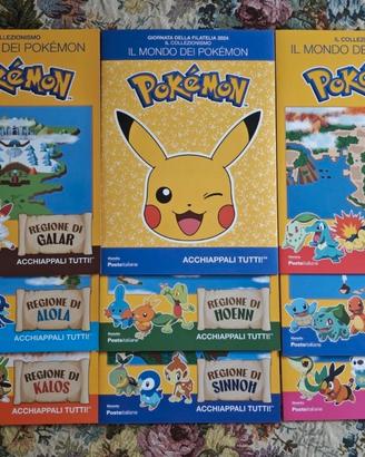 Pokémon collezione completa filatelia 