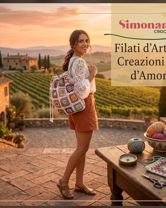 Sacca Granny SIMONAMI: Un Mondo All' Uncinetto 