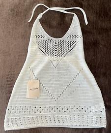 Top traforato schiena scoperta tg. M New Fashion