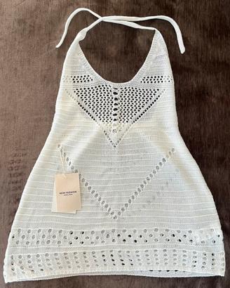 Top traforato schiena scoperta tg. M New Fashion