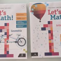 Libro di matematica prima media "Let's math 1"