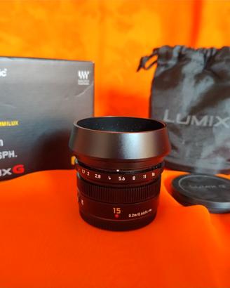 PANASONIC LEICA DG SUMMILUX 15MM F/1.7 ASPH