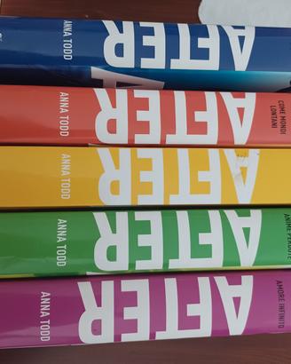 libri after anna todd serie di 5 libri