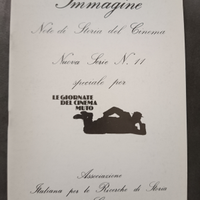 Immagine. Note di Storia del Cinema, n. 11